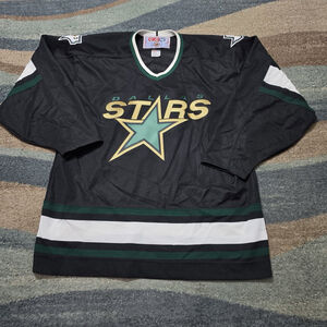 Dallas Stars CCM Vintage Authentic NHL Hockey Jersey Black XL